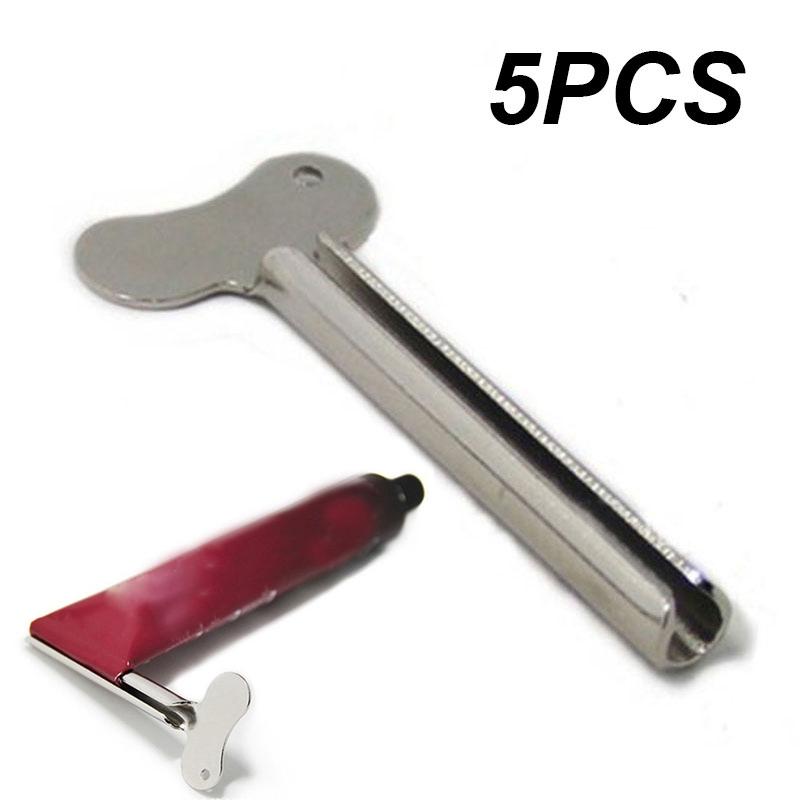 

Металлический дозатор зубной пасты, соковыжималка для бритья, трубка, портативный инструмент, новый 5X