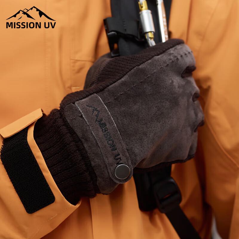 MISSION Men s UV Thermal Touchscreen Cycling Gloves One Size