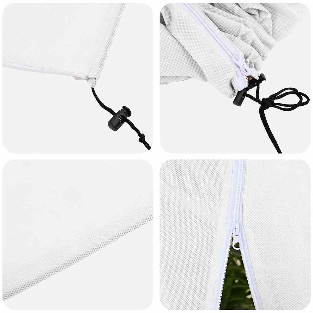 Plant Winter Protection Cover White 2.4 x 2 m Non Woven Fabric