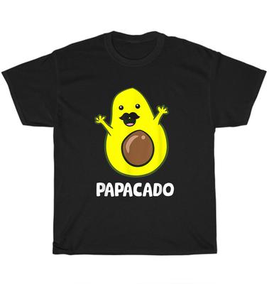 Papacado Lustige Avocado Papa Vegan Guacamole Avocado Liebhaber T-Shirt Unisex Tee Geschenk