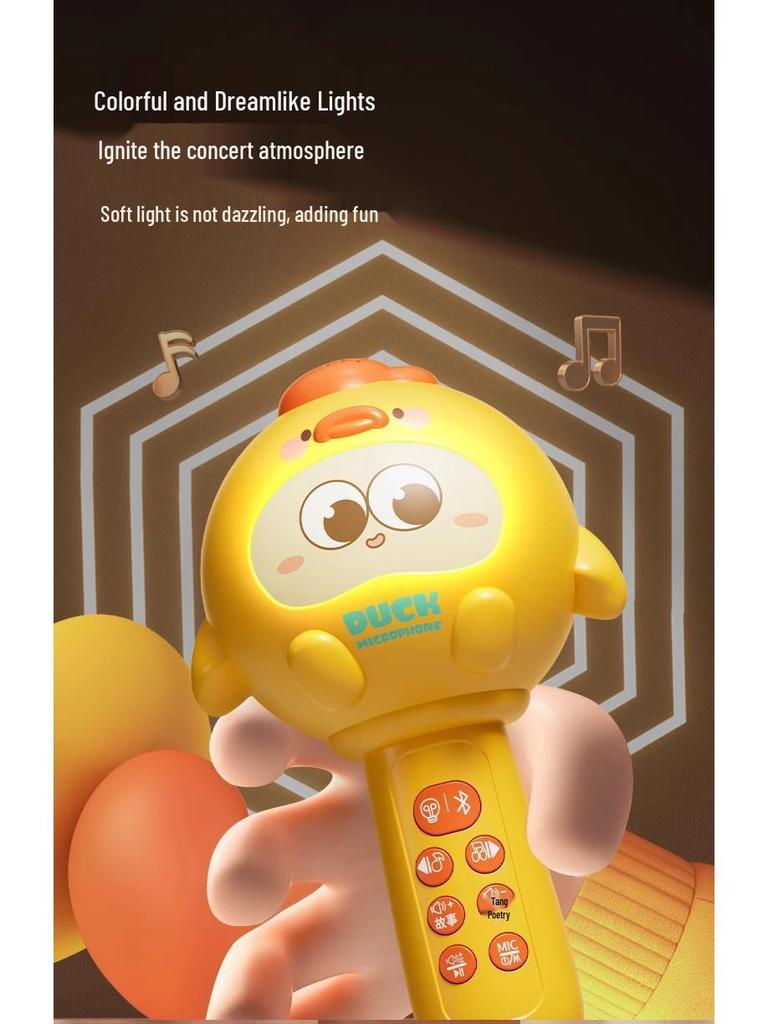 Kids' Multifunctional Singing Microphone and Speaker - Educational Musical Toy for Early Learning