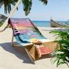 Tropical Beach Sunset Scene Beach Towel Quick-drying for Travel Outdoor Sports Jogging Beach and Swimming