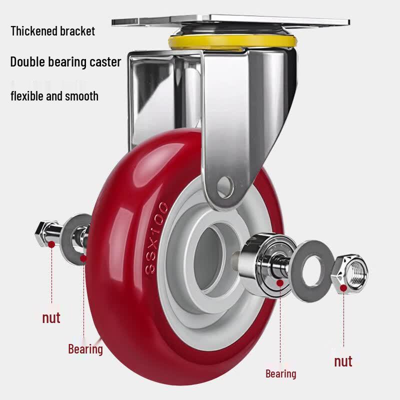 Polyurethane Caster Wheel Set