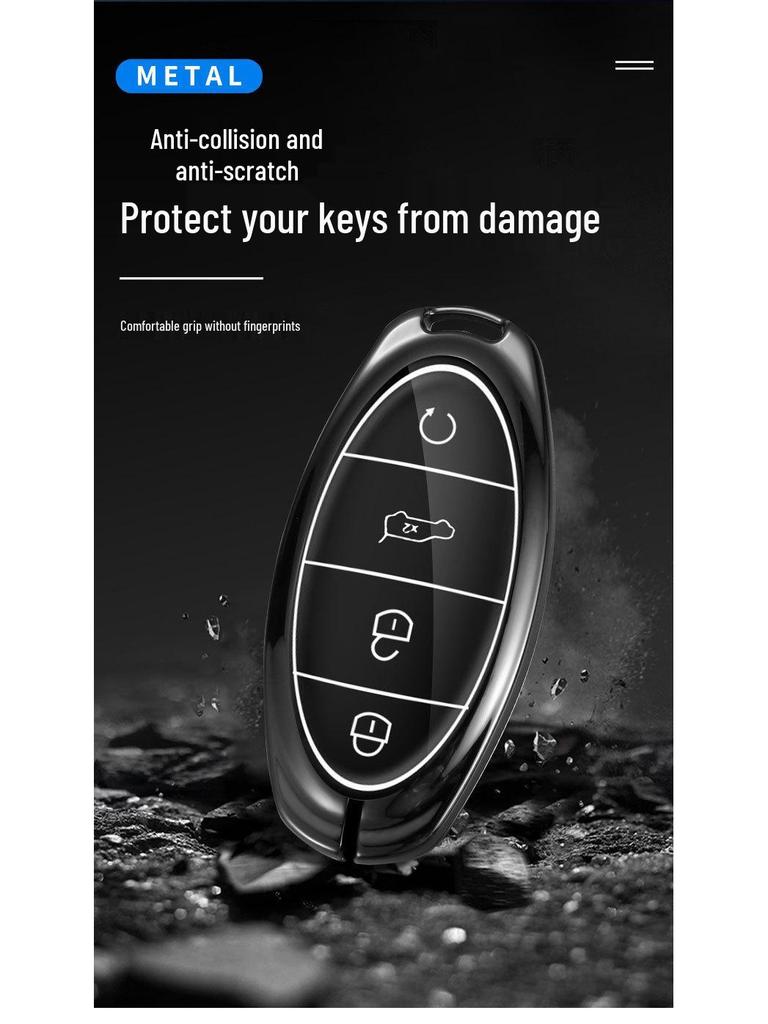 Yangwang U8 2023 BYD Key Case: Luxury Metal Shell, Unisex Protective Cover