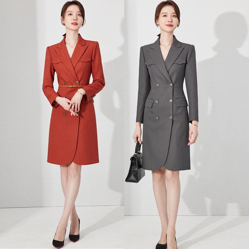 

Aishangchen Elegant Suit Dress: Professional Fashionable Slimming Workwear Set L