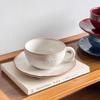 Retro Kiln Change Coffee Cup Saucer Home Cafe Latte Latte Flower Cup Afternoon Tea Cup Coffee Cup Light Luxury High Sense