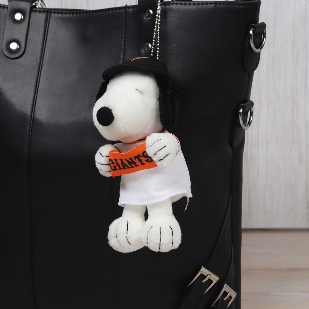 Yoshitoku Snoopy Plush Strap total Officially licensed product of the Yomiuri one of the 12 professional baseball Comes in a gift bag Blue (18cm