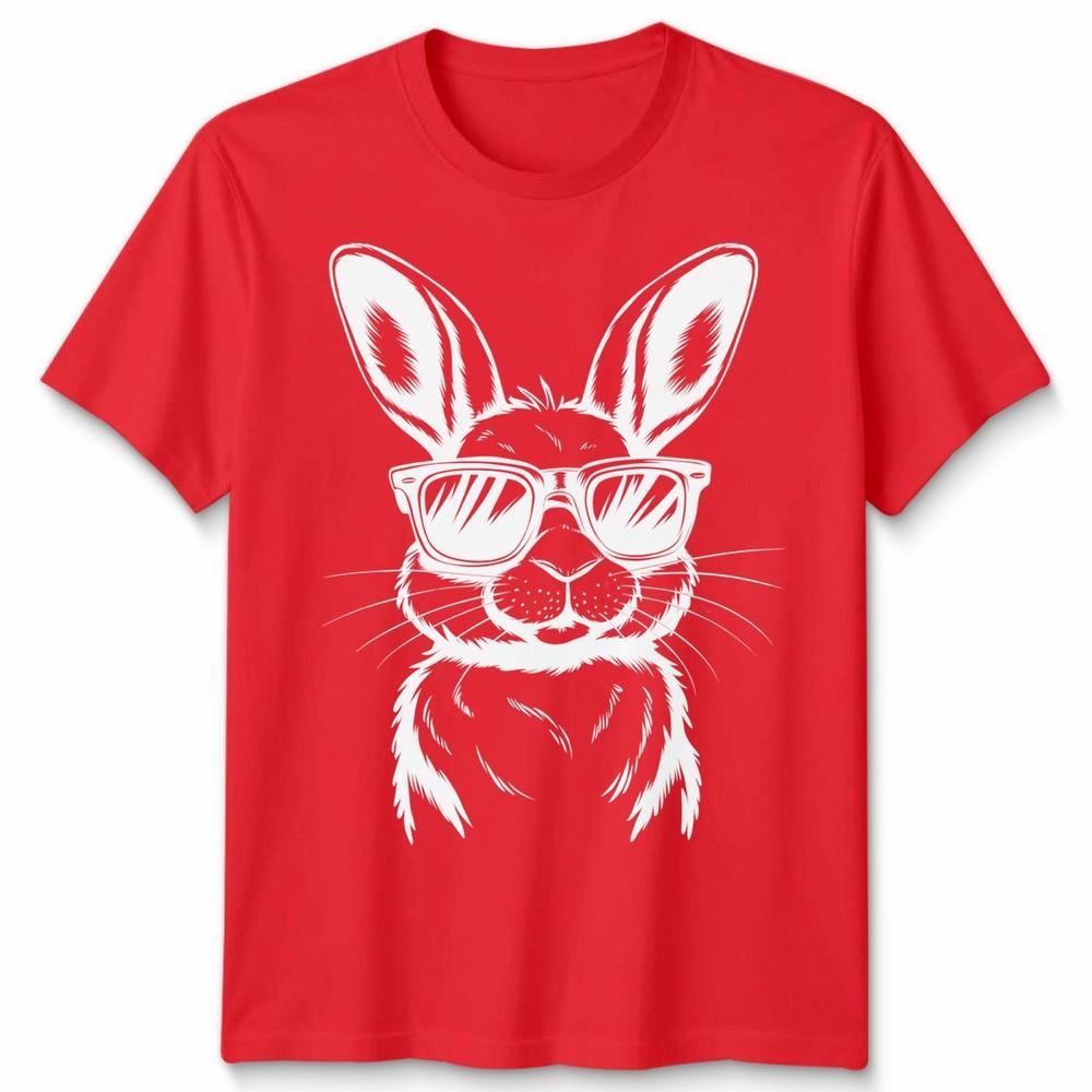 Funny Bunny Face Sunglasses Rabbit Easter Day Unisex Tshirt Gift