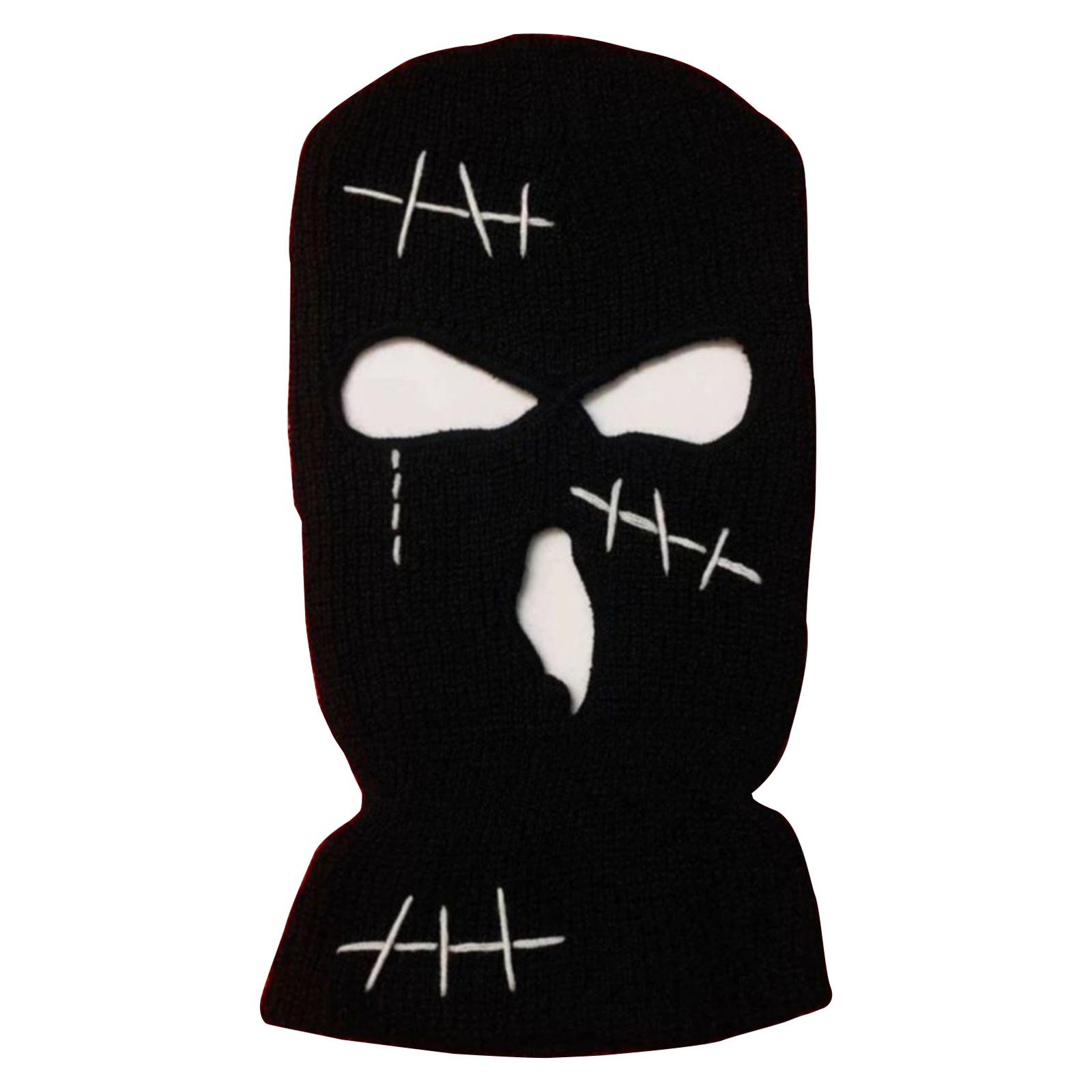 

Взрослая вязаная шапка с рогами быка, вязаная шапка-балаклава, милая студенческая шапка для активного отдыха, велоспорта, катания на лыжах, зимняя теплая шапка для пары 10