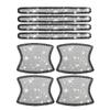 8PCS Car Door Handle Sticker Decal Warning Diamond Auto Strip Driving Safety Bling Car Accessories for Girls Wholesale Universal