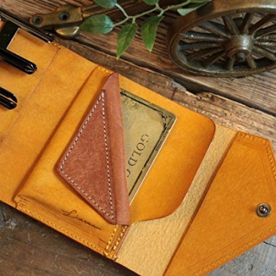 LITSTA Coin Wallet3 Compact wallet with coin holder Yellow YELLOW