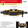 Heavy Duty Tool Waist Bag With Multi Pockets Phone Holder Hooks For Electricians Carpenters DIY Jobs