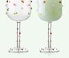 Bicchieri da Vino in Vetro con Zucchero Colorato, Bicchieri da Vino Whisky Champagne, Tazza Bicchiere da Cocktail, Utensili da Vino per Bar, Bicchieri Alti per Feste