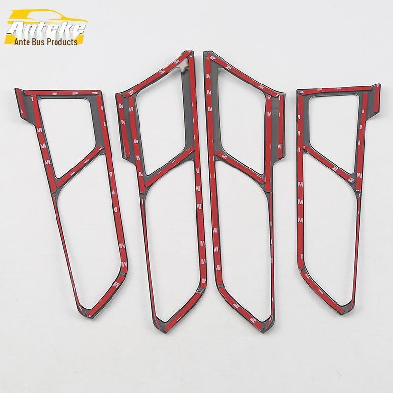 Stainless Steel Interior Door Handle Decorative Frame for 18 H4 Models