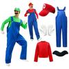 Halloween Costume Party Costumes, Mario Costumes, Cosplay, Men's and Women's Adult Costumes, Mario Performance Costumes