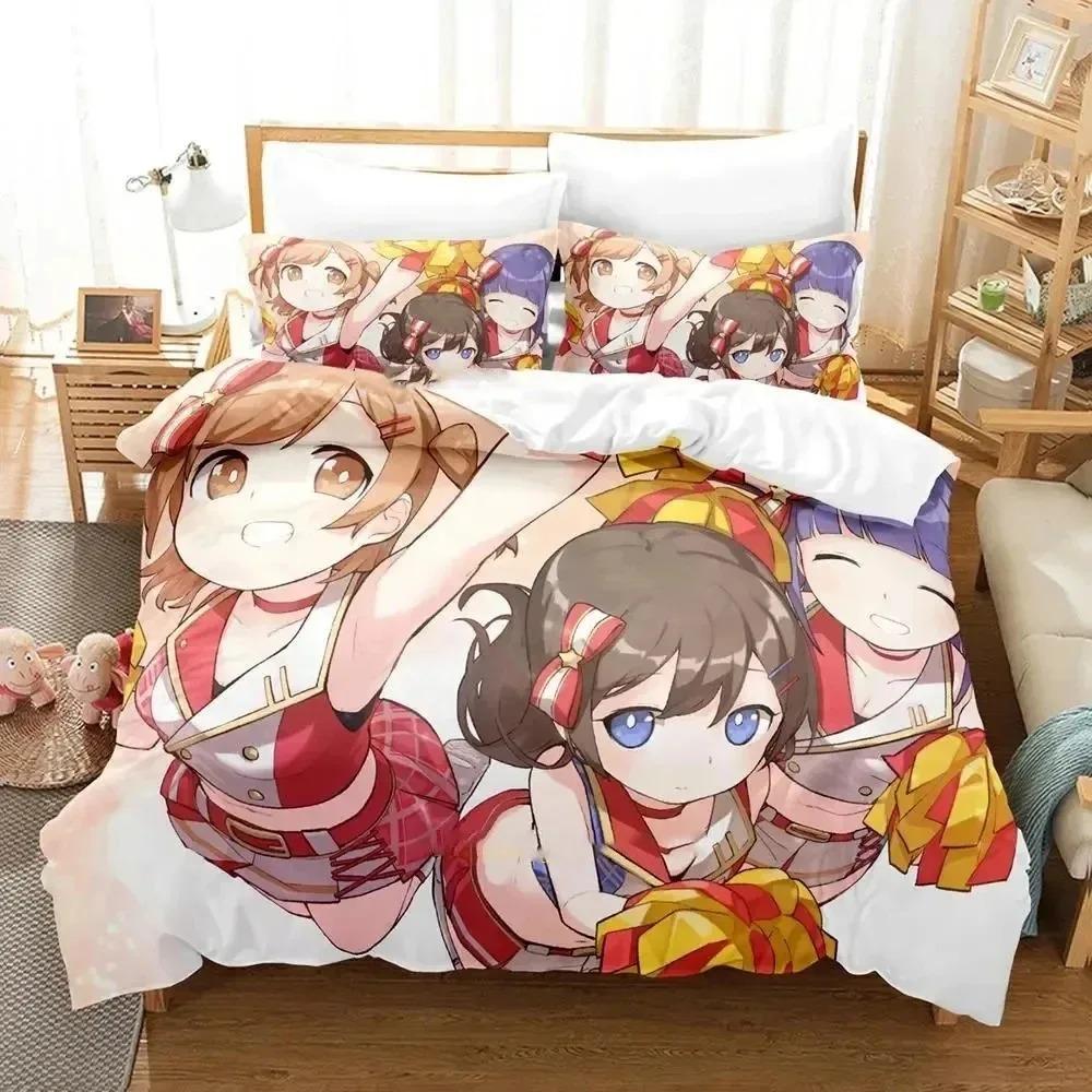 Comforter Anime Revue Starlight Bedding Set Boys Girls Twin Queen Size Bed Kids Adult Fashion Home Textileextile