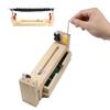 Creative Paracord Bracelet Crafting Wood Stand for Teens and Adults Wristband Maker with 2 Clamp and Storage Box
