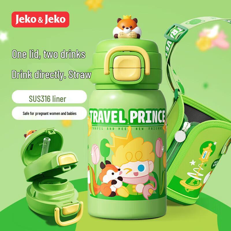 JEKO&JEKO 316SS Thermal Straw Cup for Kids & Women