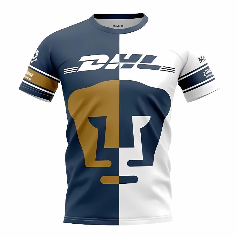 Fußballtrikot Unam Heim und Auswärts 3D-Druck Erwachsener Kinder Athleisure T-Shirt Familie Sommer Schnelltrocknend Weich Bequem Leicht