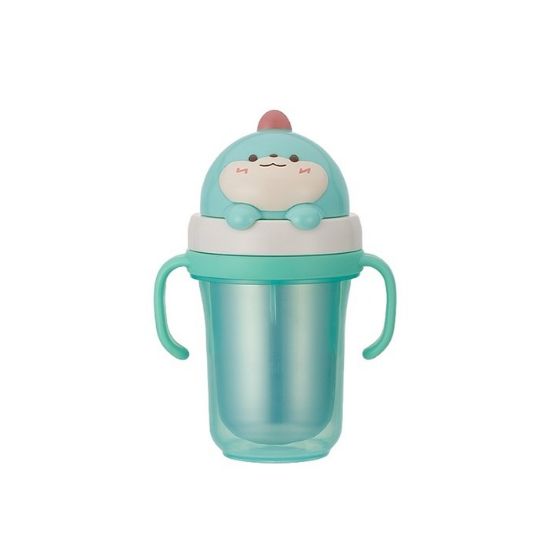 Edison Friends 3D Straw Cup 2 - 300ml Spill-Proof MINT