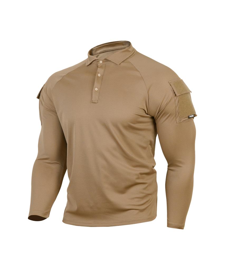 Millibeulo [Steel Troops X Millibro] Armor Tactical Long Sleeve Collared T-Shirt (Type A)