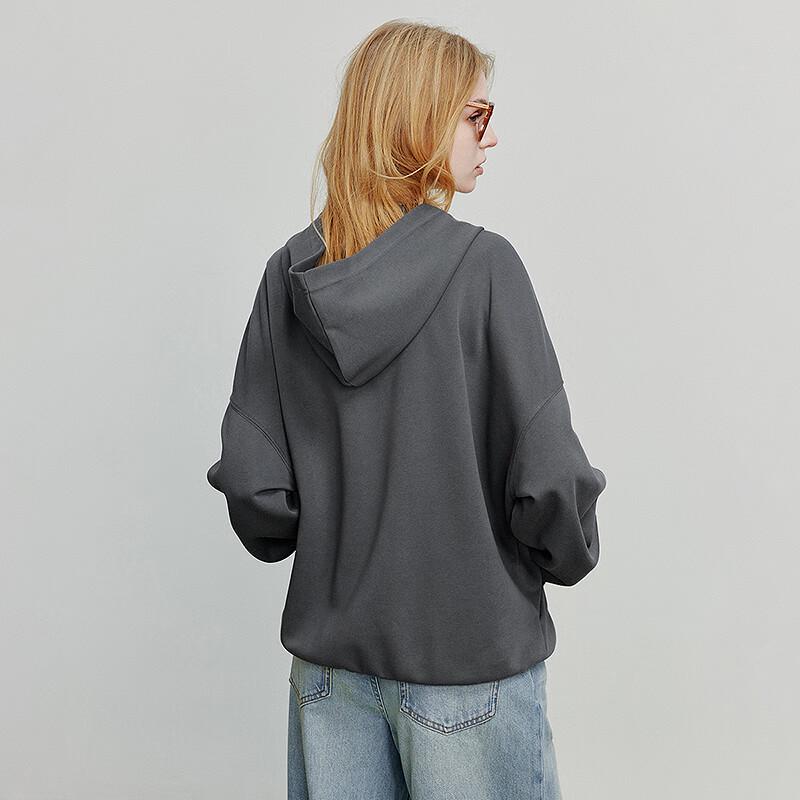 Women's Autumn Retro Bowknot Hooded Zipper Sweatshirt