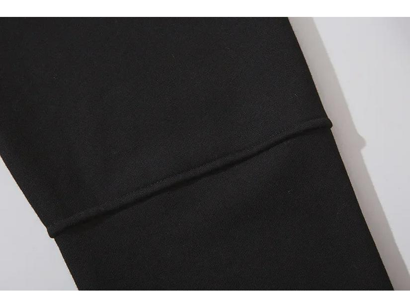 Funktionelle, einfarbige Unisex-Sport-Jogginghose mit Reißverschlusstaschen