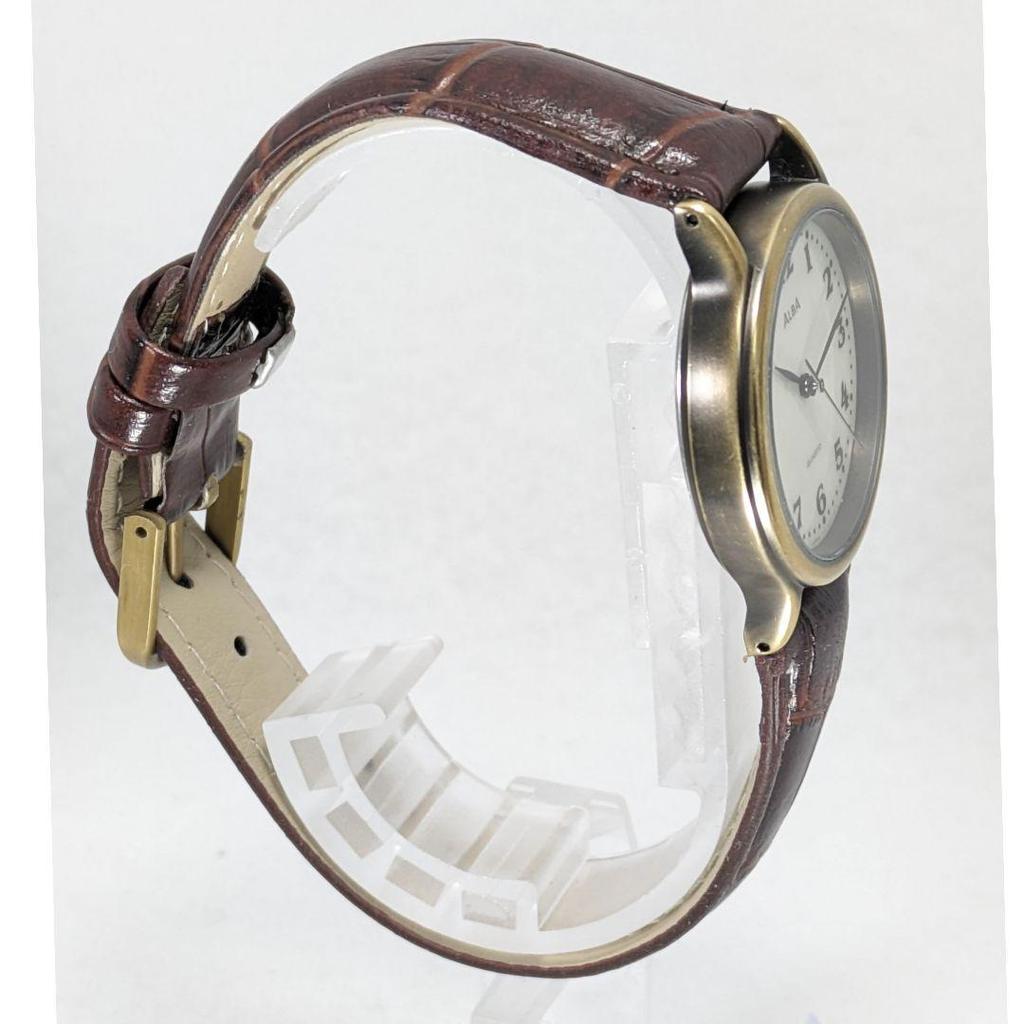 [USED] SEIKO ALBA Men's Battery Strap Replacement Working O-65