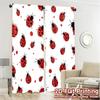 2pcs   2D FLAT PRINTING Curtains (Without Rod) Ladybug Parade(1) Popular Minimalist Curtains Machine Washable Fabric Curtains