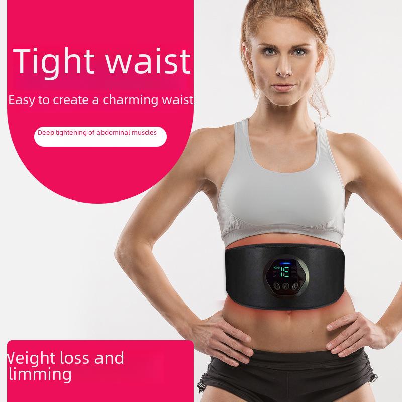 EMS Smart Abdominal Muscle Trainer: Home Fitness Waist Belt & Toning Stimulator