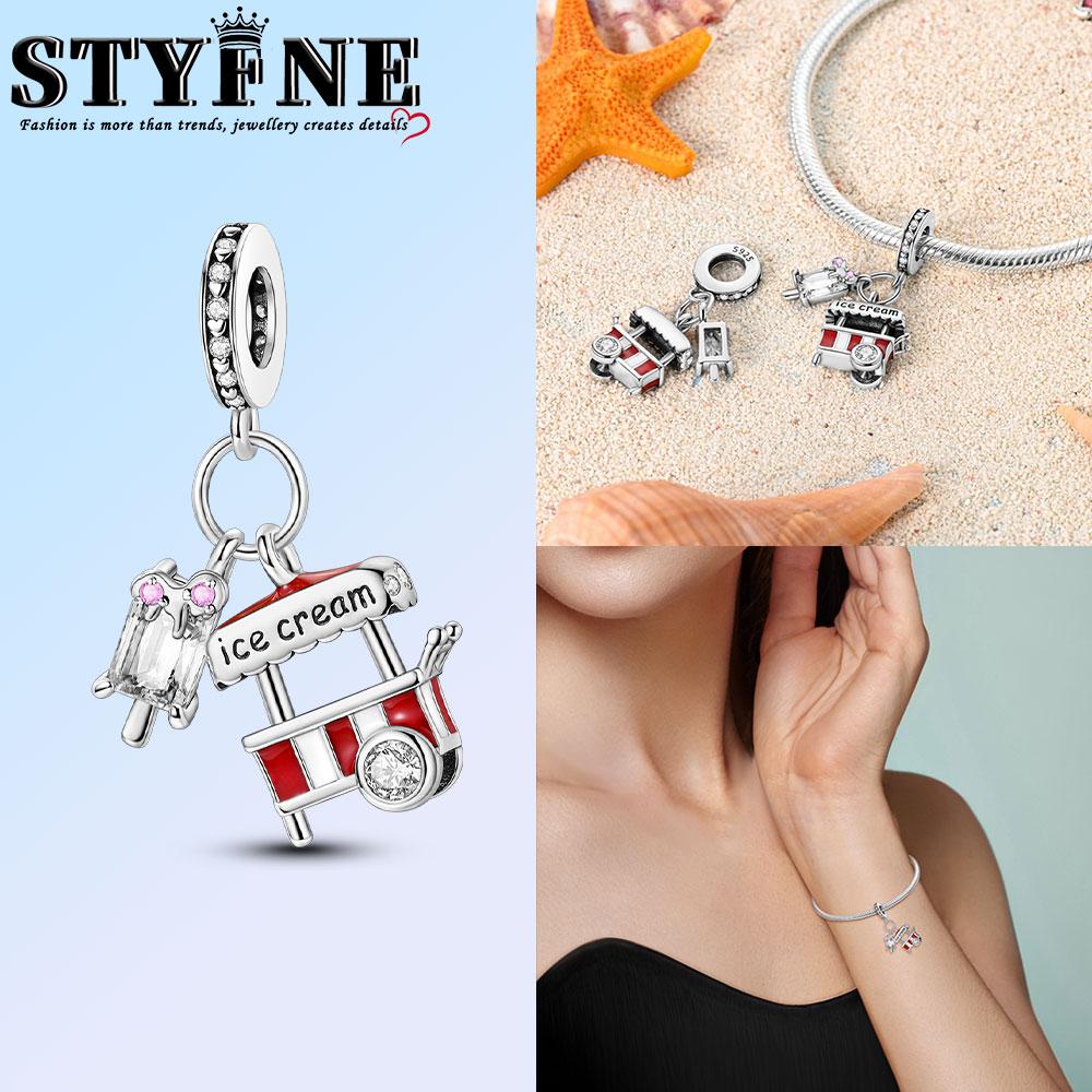 Anniversary Copper Color Breakfast Alarm Clock Beads Exquisite Daily Charms Pendants Fit Original Bracelets Diy Jewelry