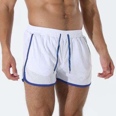 Pantaloni scurți sport Crazy Muscle din plasă pentru bărbați, cu un singur strat, respirabili, pentru acasă, plajă