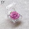 Preserved Crystal Rose Acrylic Flower Gift Box for Valentine's Day Confession