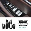 Carbon Fiber Window Switch Frame Cover for BMW X3 G01 2018-2024 X4 G02 2019-2025