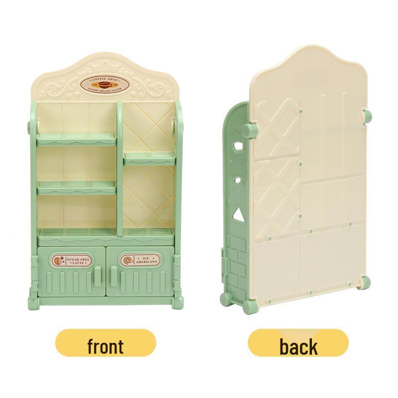 Miniature Dollhouse Supermarket & Dining Accessories Set