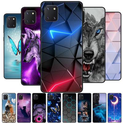 Pour Samsung Note 10 Lite Coque Loup Dessin Animé Silicone Souple TPU Coque Arrière Pour Samsung Galaxy Note10 Lite S10 Lite Coques de Téléphone