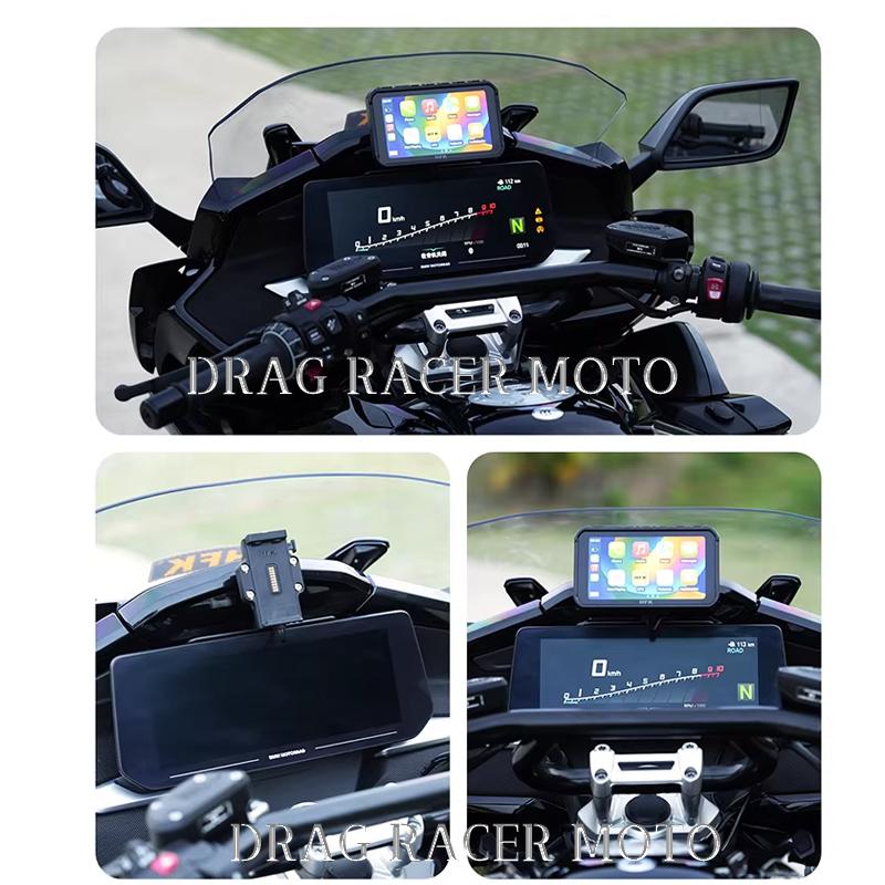 Navigation mount suitable for BMW K1600 GT/GTL/B models, also compatible with BMW R1250RT RT1250 2022-2026 models, GPS and phone