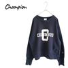 Used Champion [M] Reprint Reverse Weave Sweatshirt Old Clothes Vintage Navy