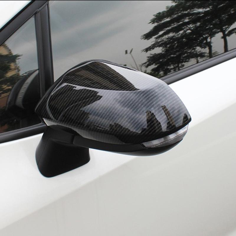 Auto Rückspiegel Abdeckung Trim Für Toyota Yaris Ativ Vios 2023 Zubehör ABS Carbon Side Tür Spiegel Streifen