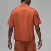Jordan Essentials Logo Jacquard Short Sleeve Shirt Men Tops Light-Sienna DX9682-812