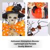 Halloween Skelett Skelett Kürbis Statue Halloween Horror Dekoration Realistischer Schädel Fenster Ornament Für Einzelhandel Veranda Ausstellung