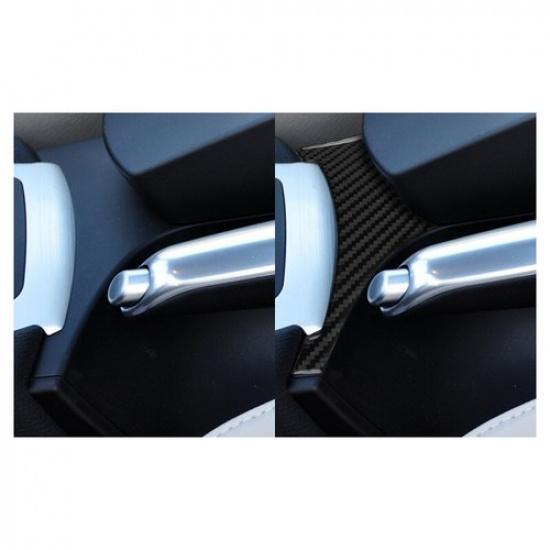 Carbon Fiber Car Center Gear Shift Lower Panel Cover For BMW X3 E83 2004-2010