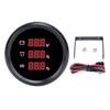 52mm Digital Voltage Sewage Water Level Gauge Waterproof Red Backlight Secure Connection Sewage Water Level Voltmeter