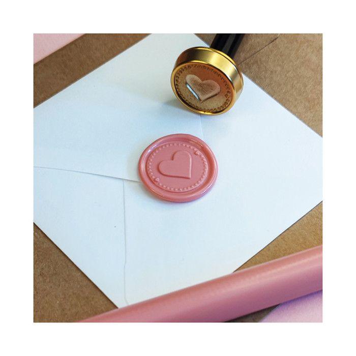 Wax Seal Stamp - Heart - 20 Mm