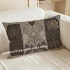 Elegant Floral Pattern Pillowcase Suitable For Sofa Bedroom Car Pillow Cover Cushion Rectangular Back Cushion