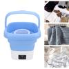 Folding Washing Machine 9L Lightweight Portable   Washer for Underwear Socks Infant Clothes for Travel Dorm