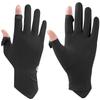 Ice Silk Gloves Women Summer UV Protection Breathable Non Slip Thin Long Thumb Flip Gloves for Driving