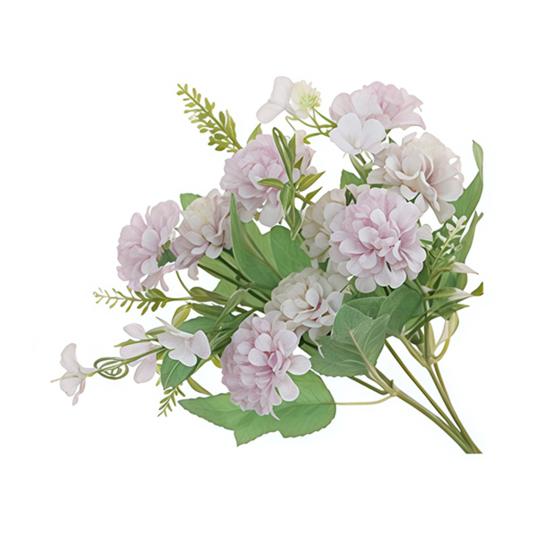 Künstliches Hortensienblumen-Bouquet 9 Köpfe Künstliche Hortensienblume mit Stiel Gefälschte Hortensien Blumenarrangement für Zuhause Hochzeitsparty Dekoration
