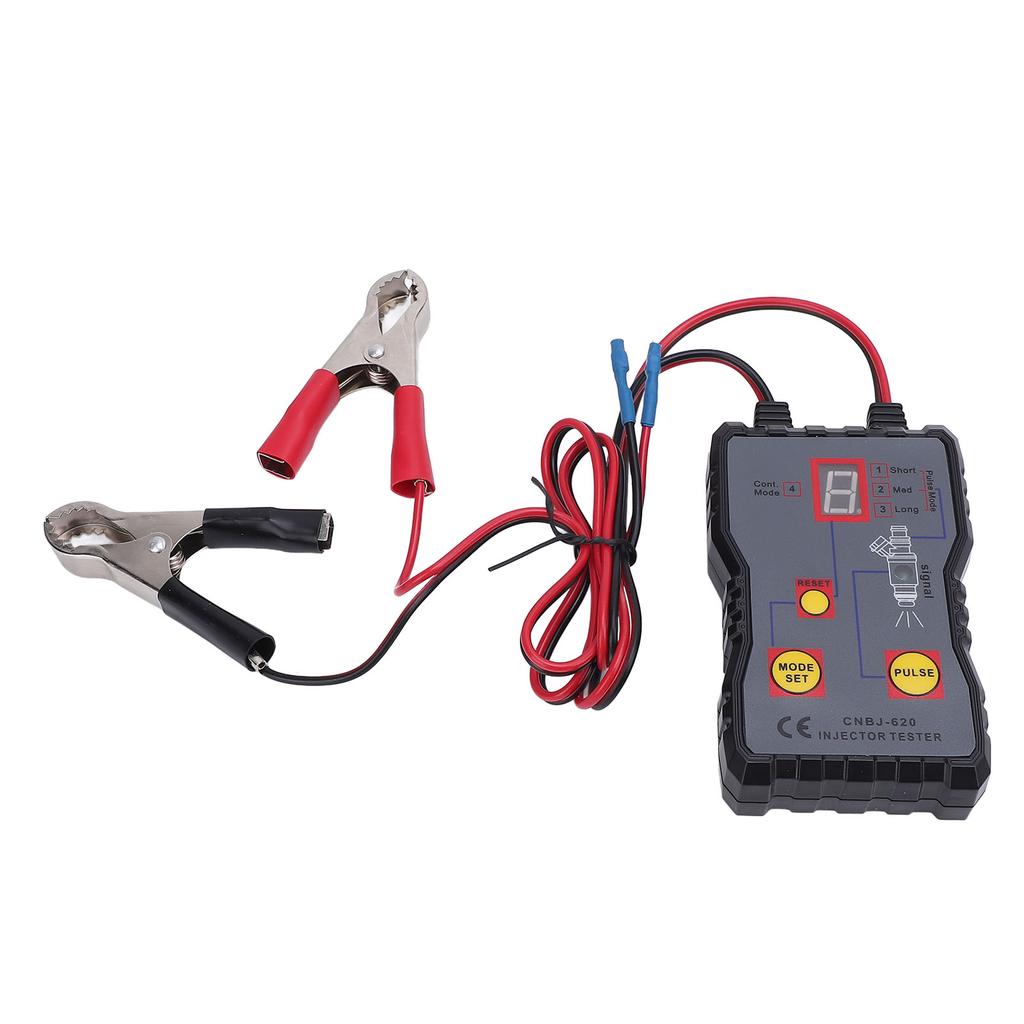 Fuel Injector Tester Kit 4 Pulse Modes Fluid Test Machine for Automotive Motorcycle CNBJ-620 12V