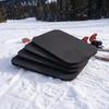 Ski Shin Pads 4PCS Snowboard Pads, Comfortable Memory Foam Protective Inserts, Snowboarding Gear Pain Relief Cuttable Calf Cushion for Outdoor Sports